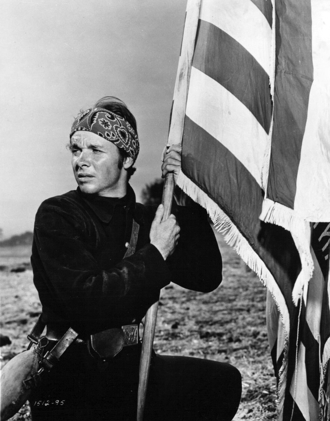 Publicity photograph of actor and war hero Audie Murphy, star of Sierra (1950)