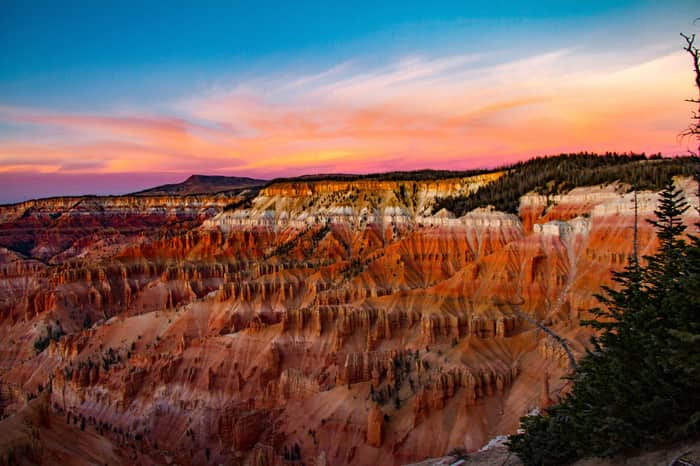 Cedar Breaks amphitheater and high-country views