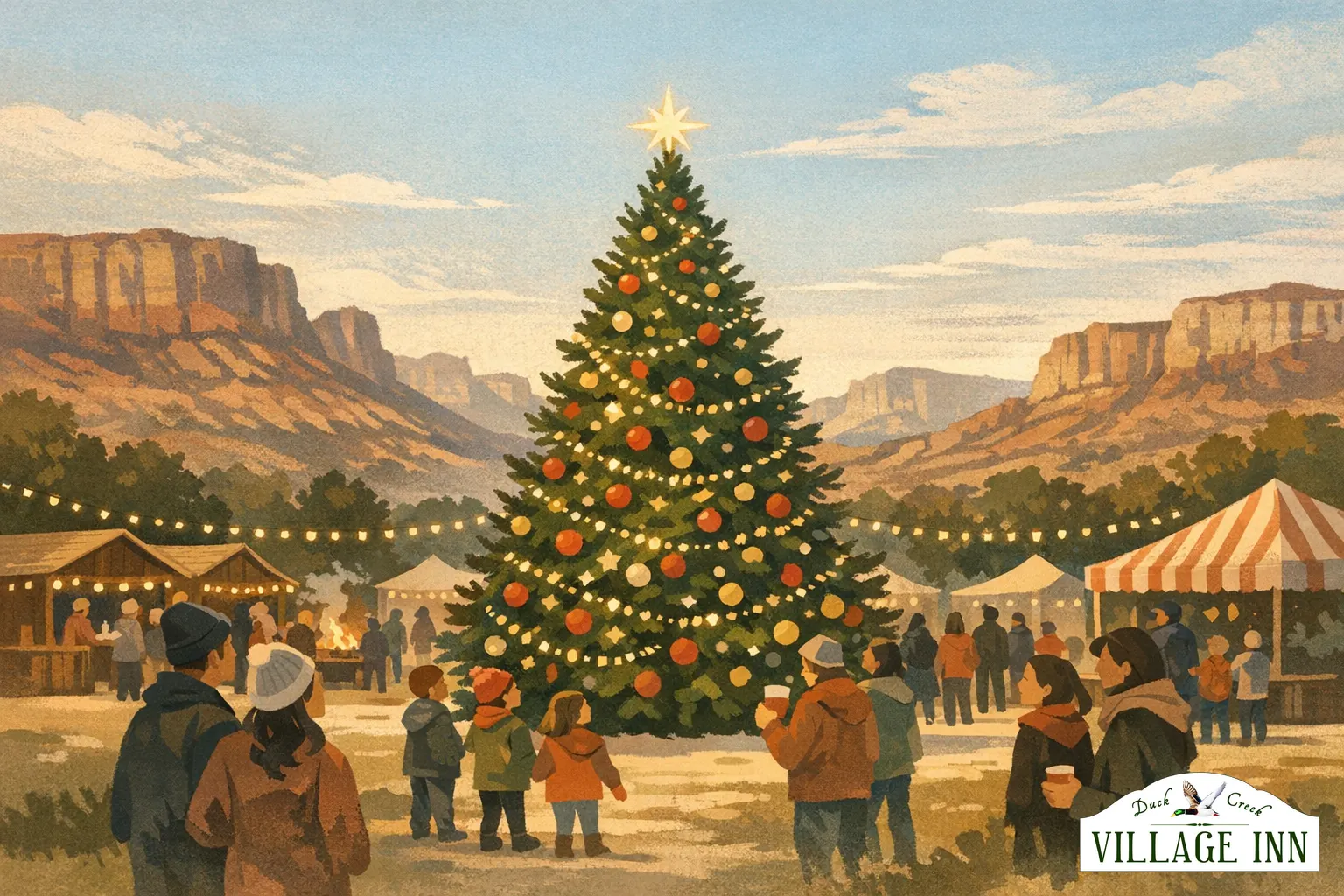 Illustratie voor Holiday Tree Jubilee in Cedar City